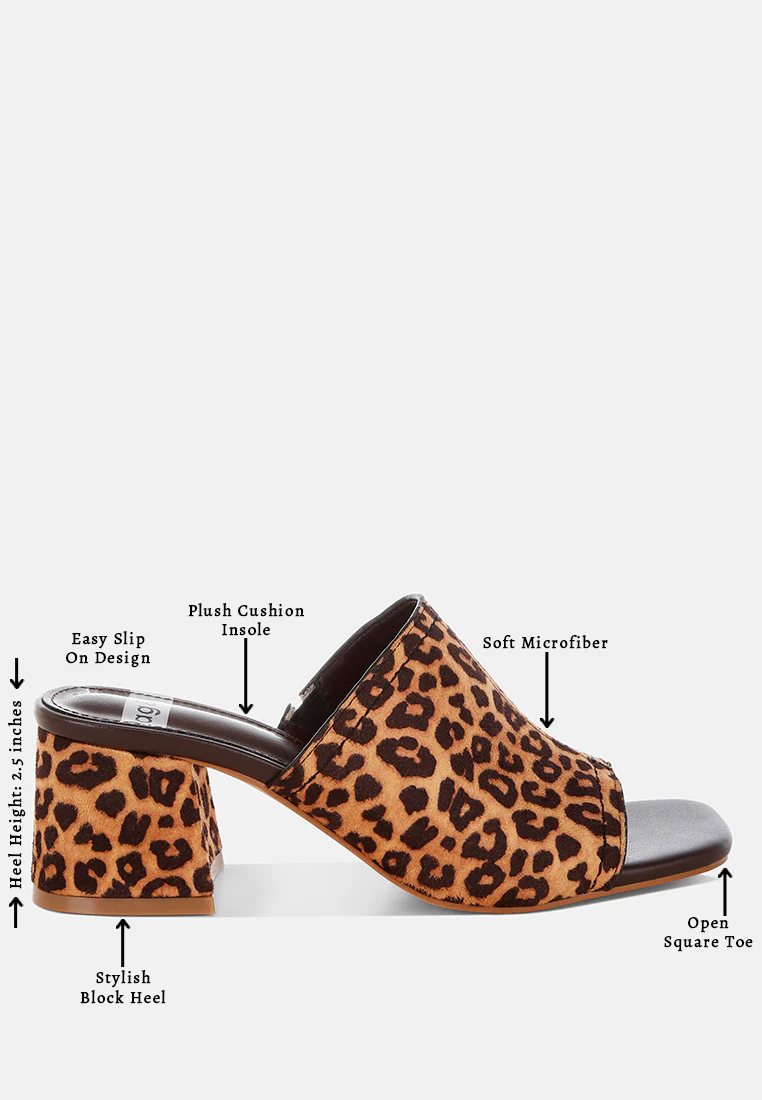 Carmila Square Toe Block Heels - Image 8