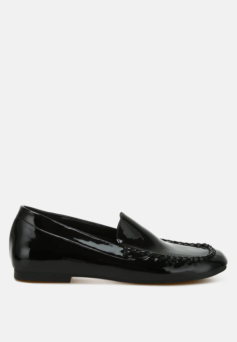 Dama Patent Pleather Loafers