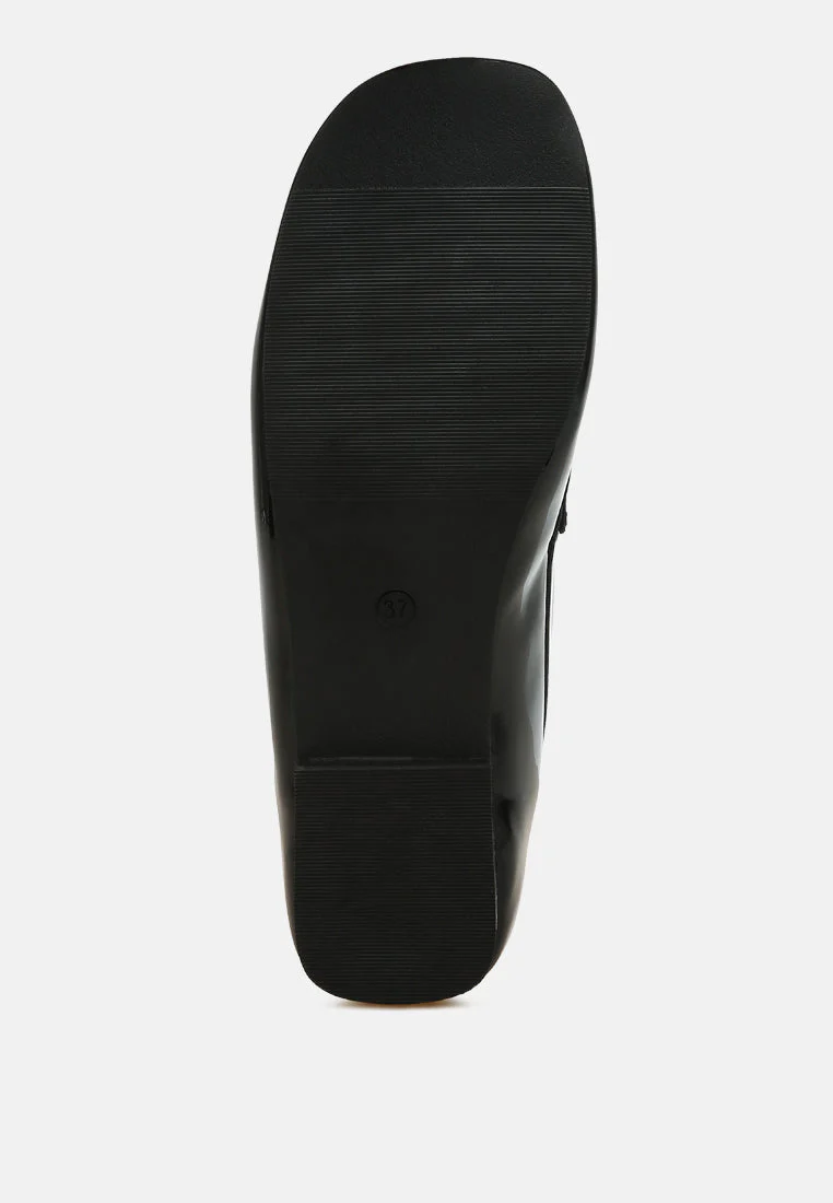 Dama Patent Pleather Loafers - Image 6