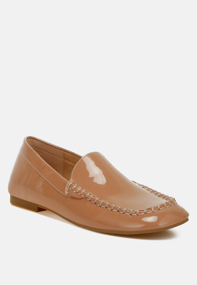 Dama Patent Pleather Loafers - Image 8
