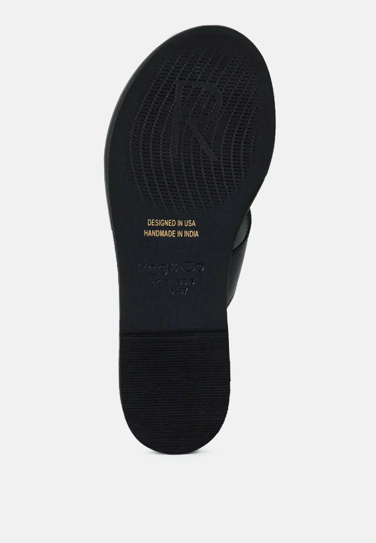 EUDORA Embellished Black Slip-ons - Image 7