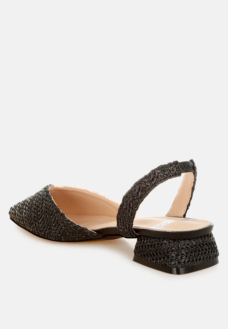 Kinjay Pointy Toe Slingback Sandals - Image 11