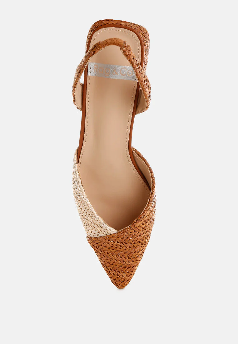 Kinjay Pointy Toe Slingback Sandals - Image 5