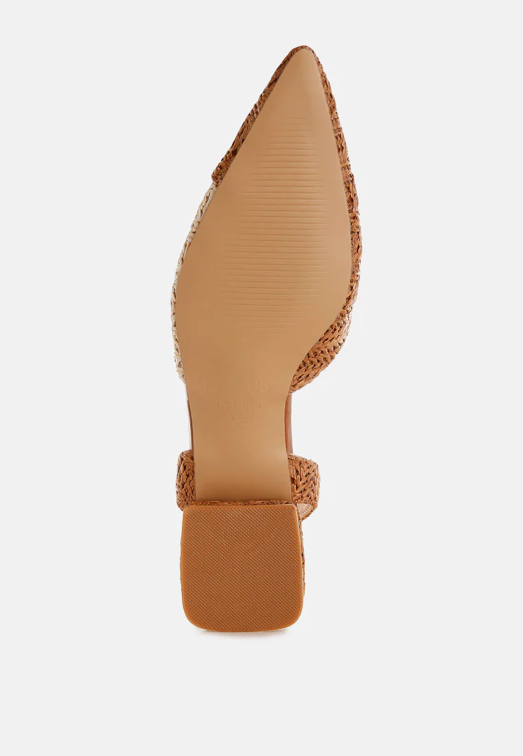Kinjay Pointy Toe Slingback Sandals - Image 6