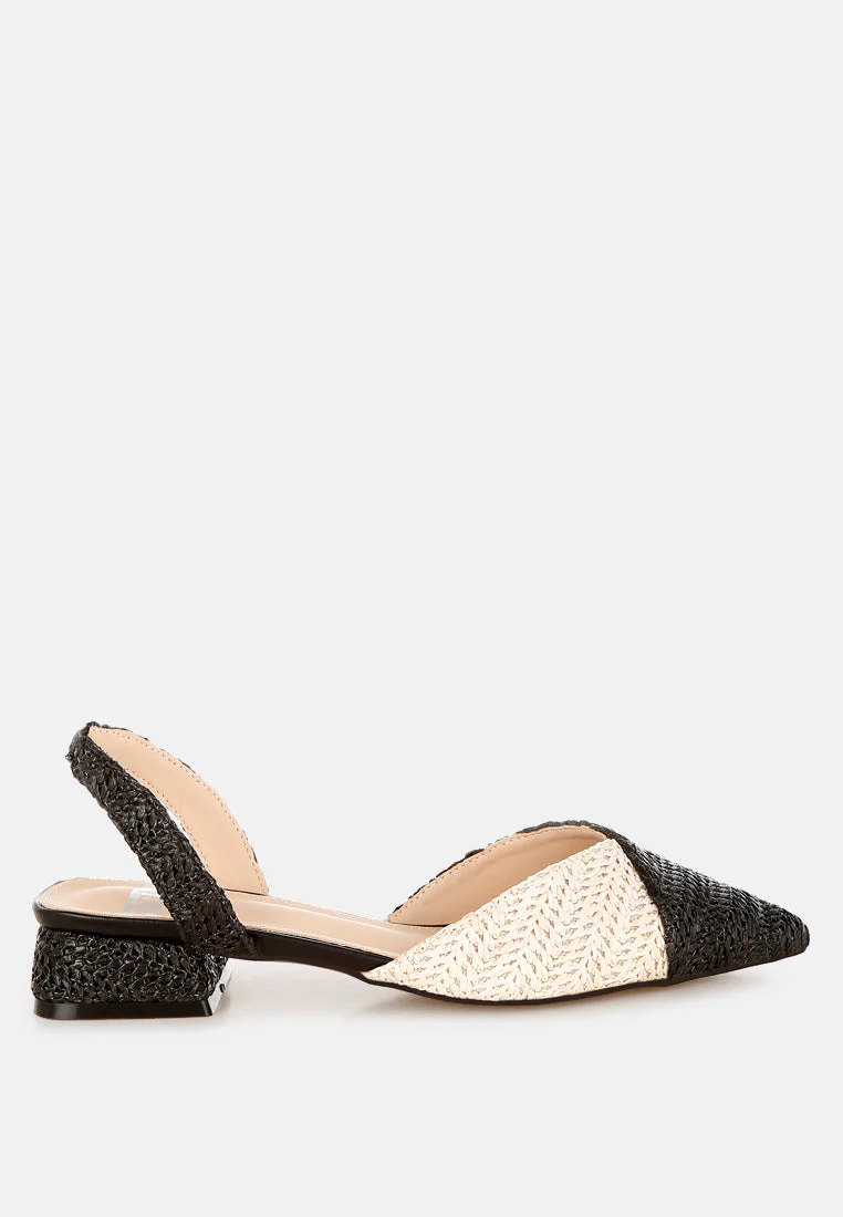 Kinjay Pointy Toe Slingback Sandals - Image 8
