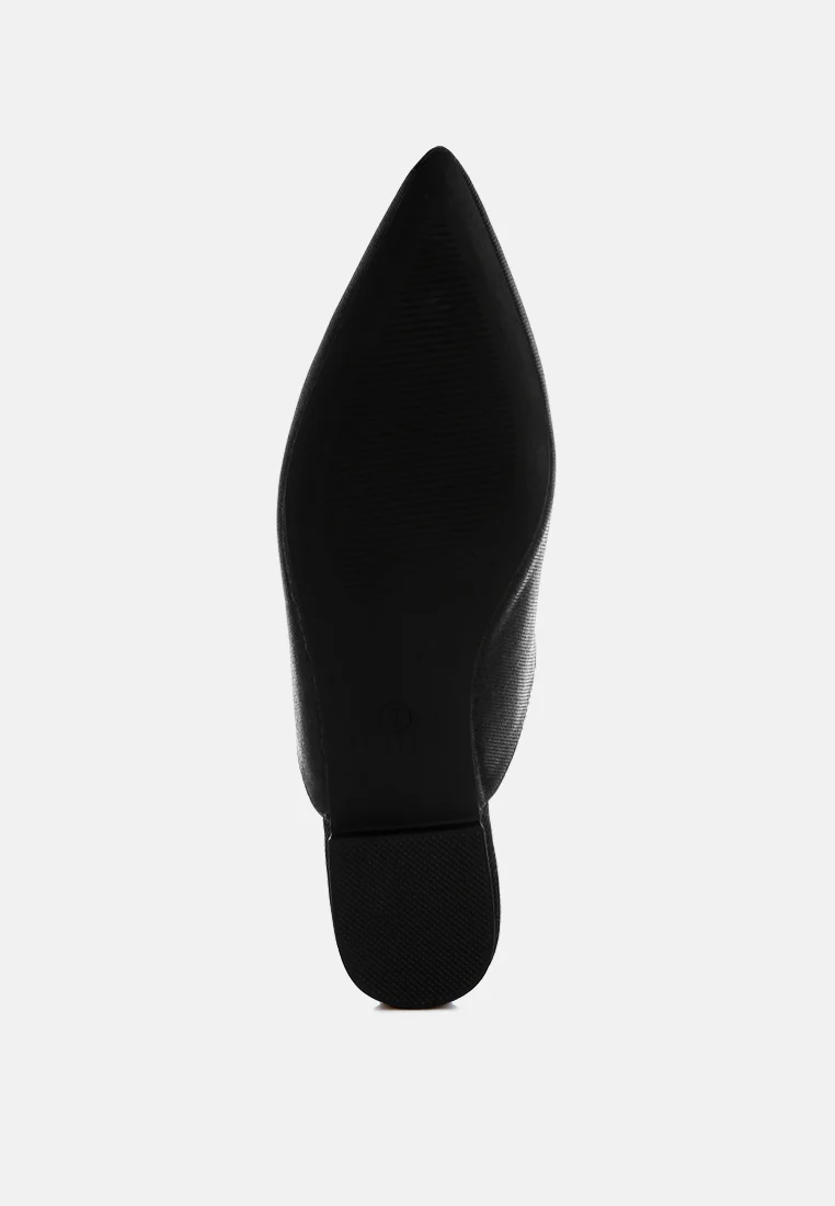 Magnum Diamante Strap Glitter Mules - Image 21
