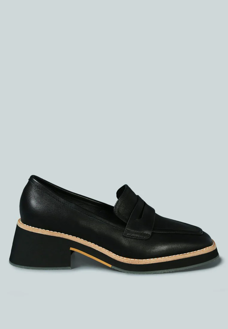 MOORE Lead lady Loafers in Black - Image 2