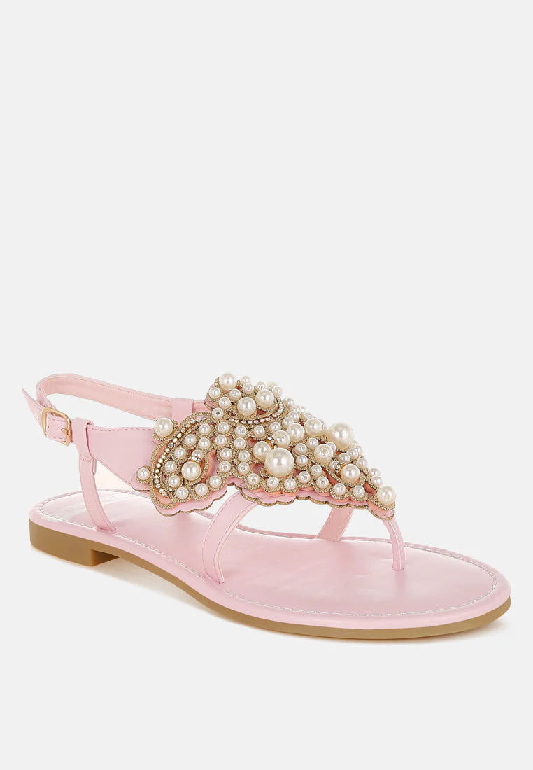 Nayasa Pn Buckle Pearls Flats - Image 9