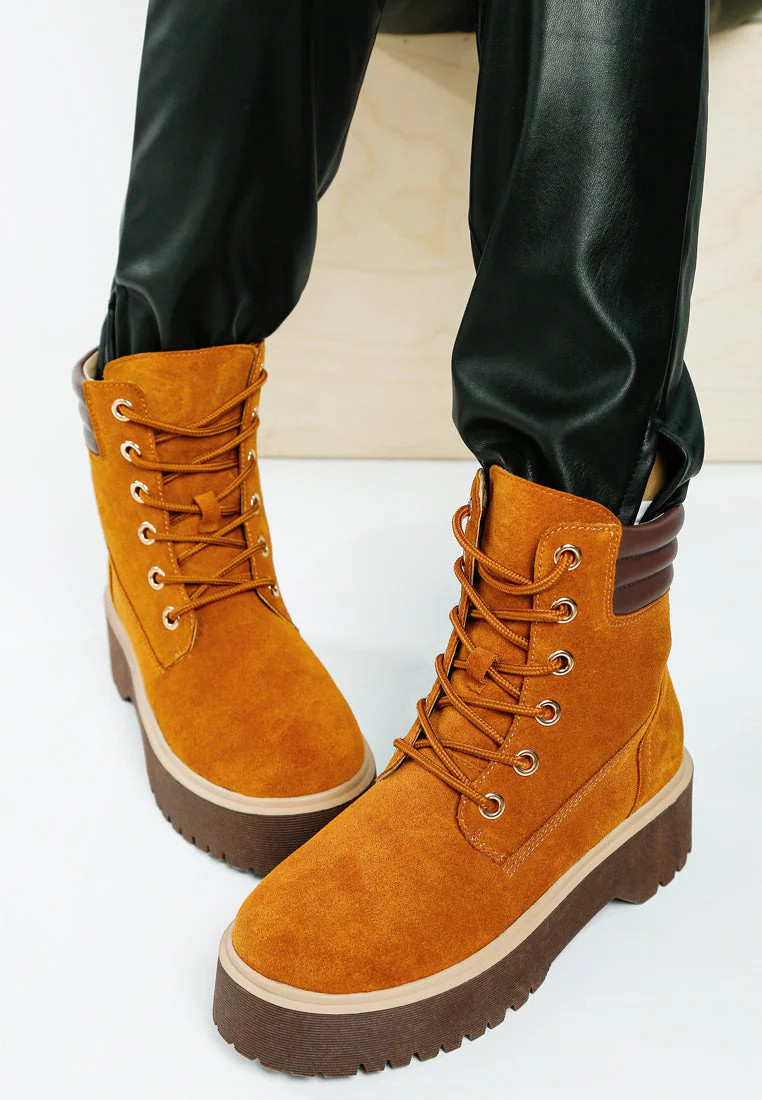 Parula High Ankle Suede Boots - Image 12