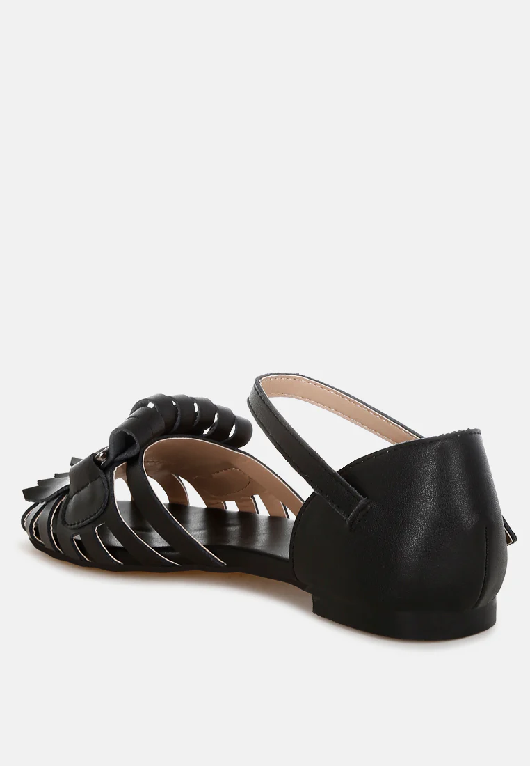 Ramita Horsebit Fringe Flat Sandals - Image 14