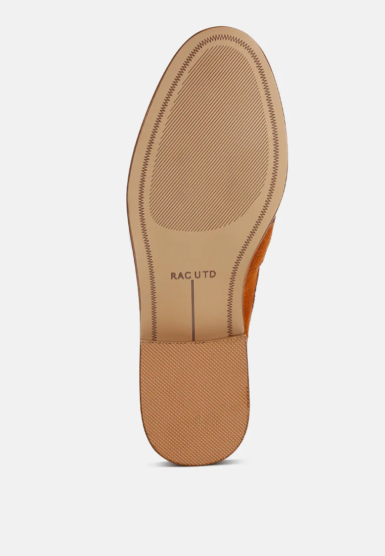 Rhone Tassels Detail Genuine Suede Loafers - Image 5
