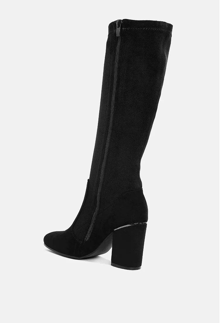 Saloniki Microfiber Calf Boots - Image 8