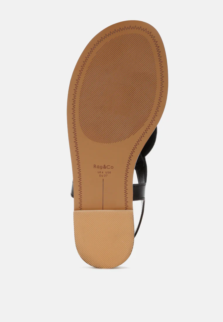 Torad Thong Toe Cut-Out Flats - Image 12