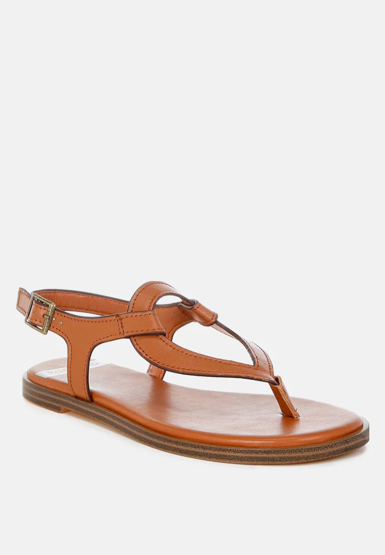 Torad Thong Toe Cut-Out Flats - Image 3
