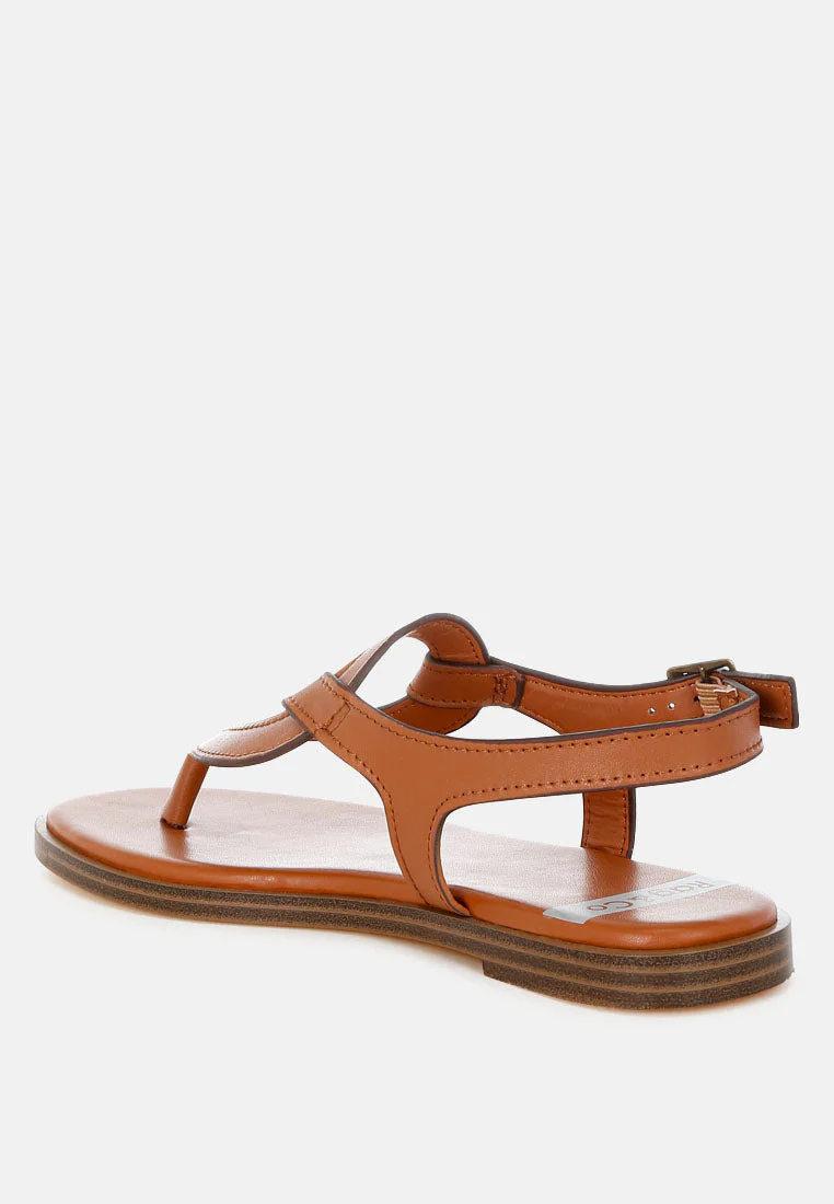 Torad Thong Toe Cut-Out Flats - Image 4