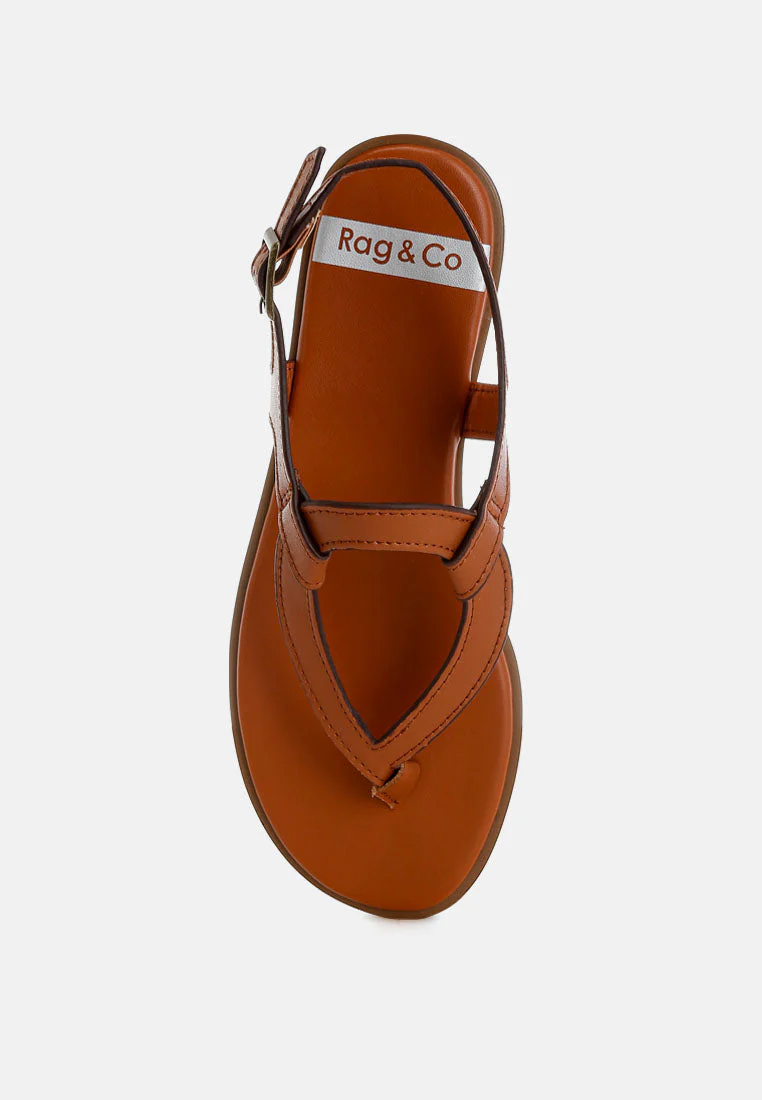 Torad Thong Toe Cut-Out Flats - Image 5