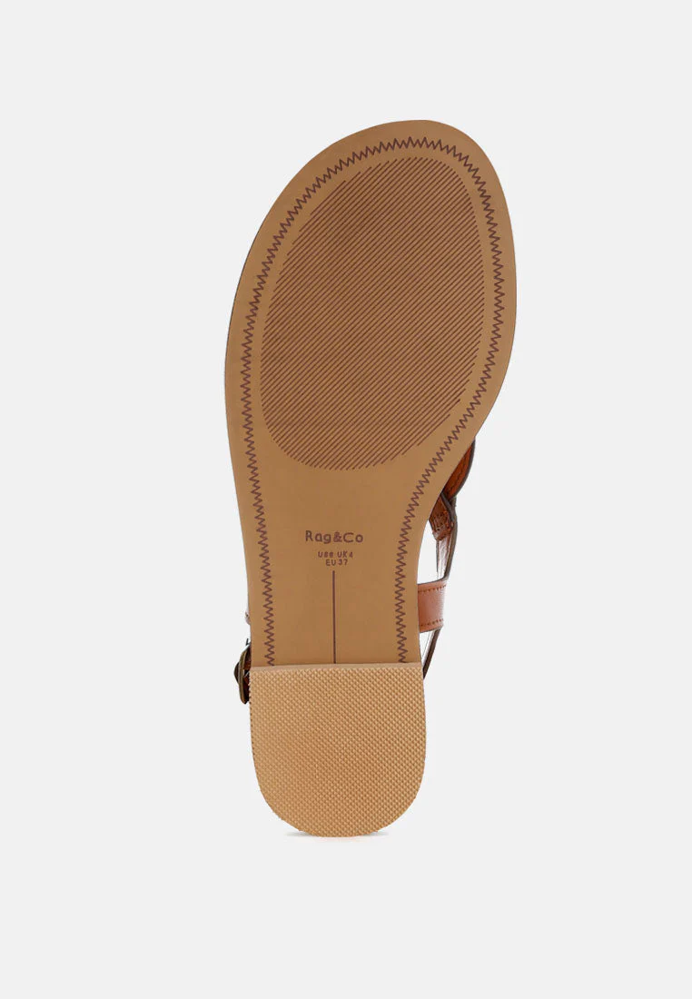 Torad Thong Toe Cut-Out Flats - Image 6
