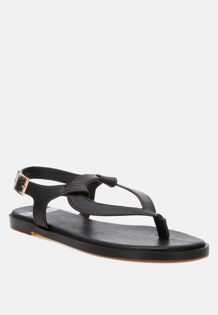 Torad Thong Toe Cut-Out Flats - Image 9