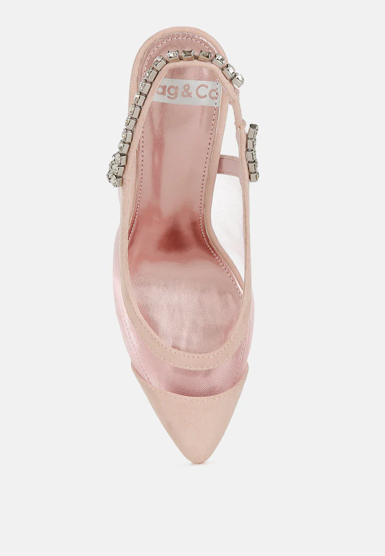 Yaga Stiletto Heel Slingback Sandals - Image 9